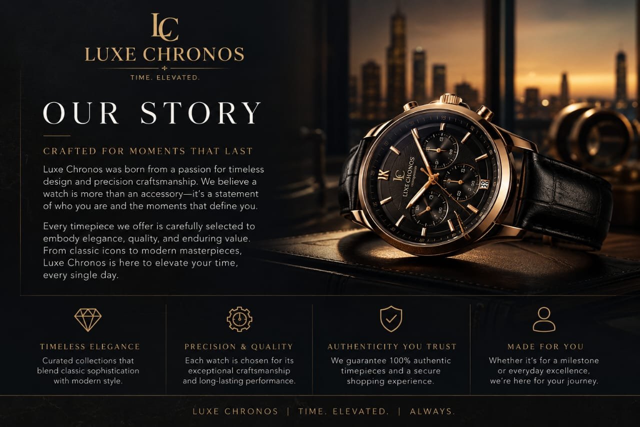 The story behind LuxeChronos, a trusted destination for premium luxury watches