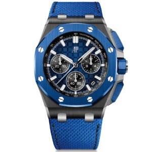 Audemars Piguet Royal Oak Offshore Chronograph Blue Dial Titanium Luxury Watch