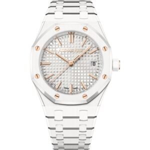 Audemars Piguet Royal Oak Selfwinding Silver Grande Tapisserie Dial Stainless Steel Luxury Watch