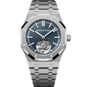 Audemars Piguet Royal Oak Selfwinding Flying Tourbillon Blue Dial Stainless Steel Luxury Watch