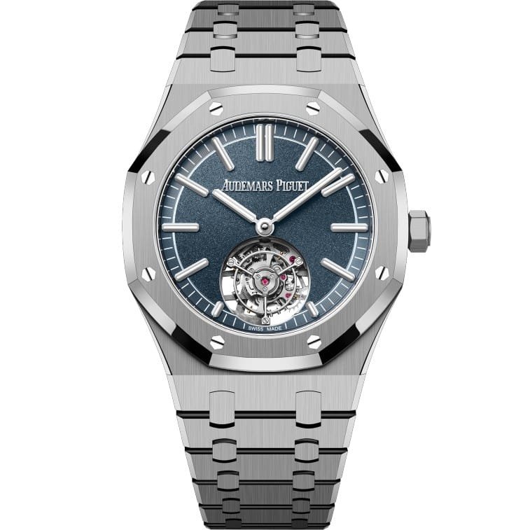 Audemars Piguet Royal Oak Flying Tourbillon Blue Dial Audemars Piguet Royal Oak Selfwinding Flying Tourbillon Blue Dial Stainless Steel Luxury Watch
