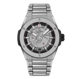 Hublot Big Bang Integral Titanium 42mm skeleton automatic chronograph watch