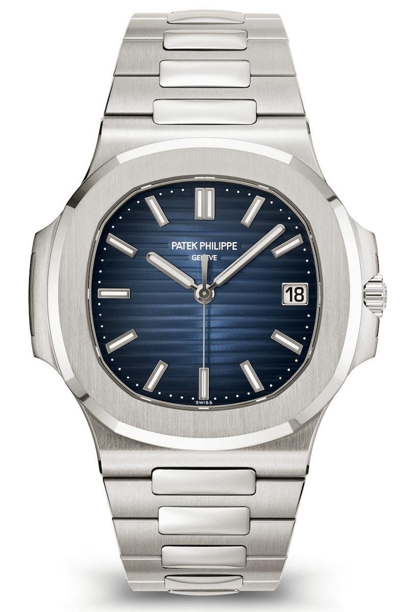 Patek Philippe Nautilus Blue Dial Patek Philippe Nautilus Blue Dial luxury watch