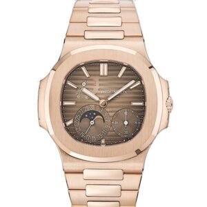 Patek Philippe Nautilus Moon Phase Rose Gold Watch