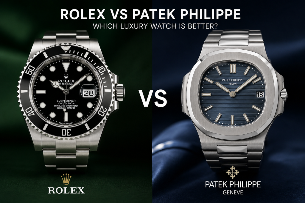 Rolex vs Patek Philippe: Which Luxury Watch Brand Is Better? Rolex vs Patek Philippe Luxury Watch Comparison