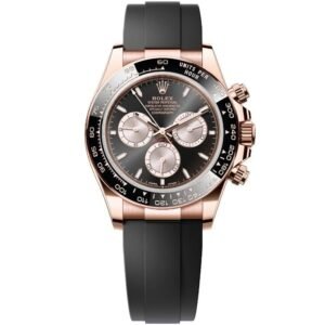 Rolex Cosmograph Daytona Everose Gold Oysterflex Automatic Swiss Luxury Chronograph Watch