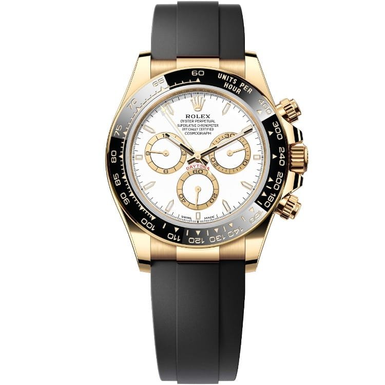 Rolex Cosmograph Daytona Oysterflex Rolex Cosmograph Daytona Oysterflex White Dial Luxury Watch