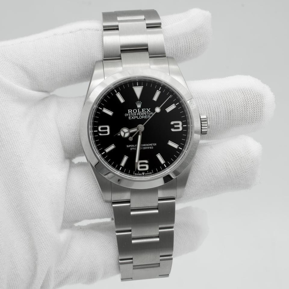 Rolex Explorer: Price, History, Models and Complete Buying Guide Rolex Explorer 36 Oystersteel with black dial and iconic 3 6 9 numerals