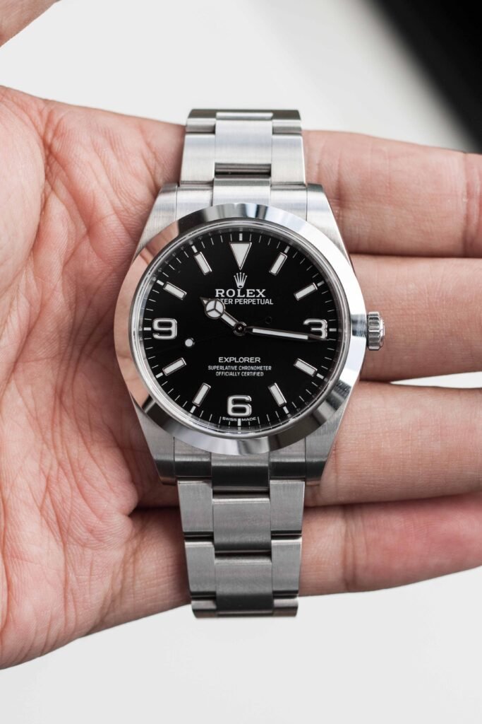 Rolex Explorer 40 reference 224270 Oystersteel black dial
