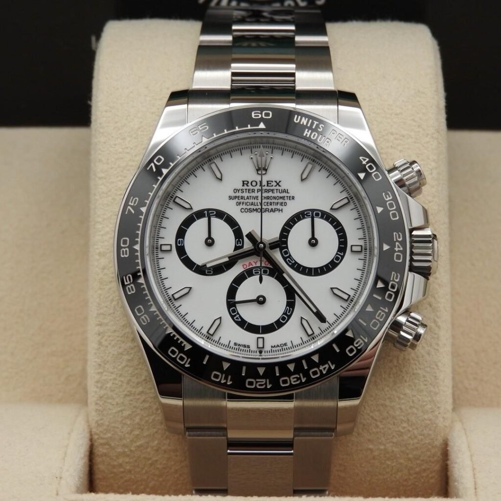 Rolex Daytona Panda: The Complete Guide to the Iconic White-Dial Rolex Daytona Rolex Daytona Panda 126500LN white dial with black chronograph counters