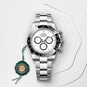 Rolex Daytona 126500LN Panda white dial black chronograph counters